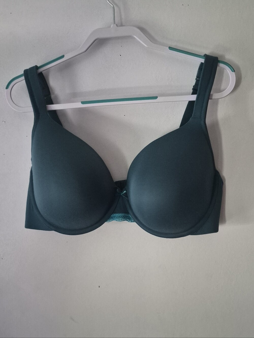 Cacique Lane Bryant Green Lightly Lined Full Coverage Bra 42DD